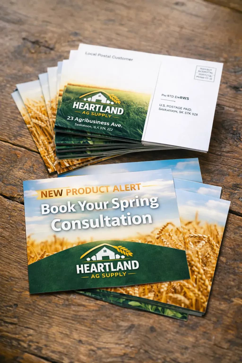 Direct Mail Postcard — Postcard design example for Saskatchewan businesses — True Color Display Printing