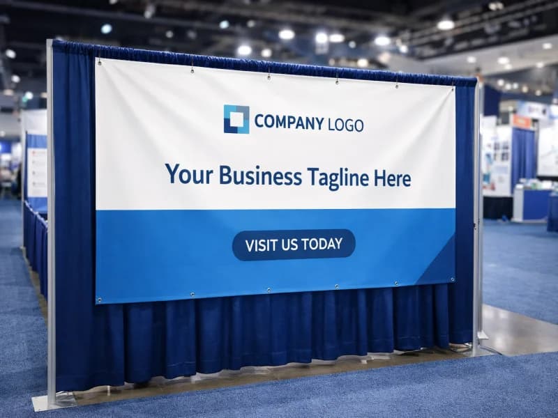 Trade show booth banner printed in Saskatoon — True Color Display Printing, Saskatoon SK