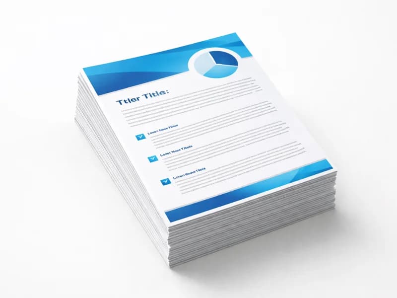 Letter size 8.5x11 flyer printed in Saskatoon — True Color Display Printing, Saskatoon SK