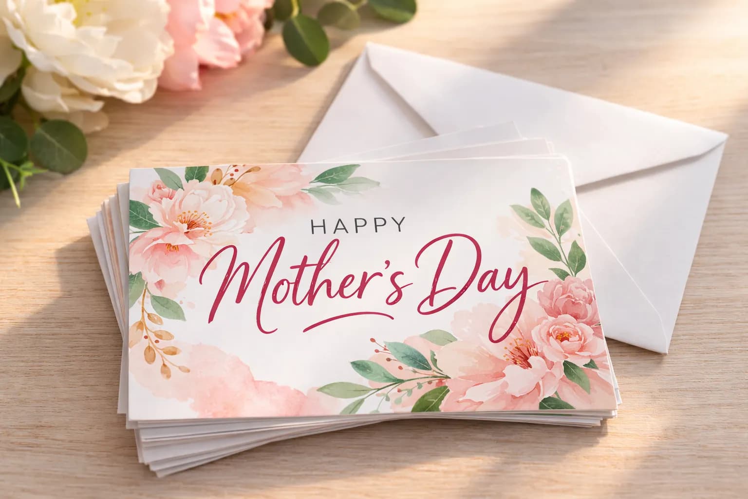 Mother's Day photo greeting postcard printed in Saskatoon — True Color Display Printing