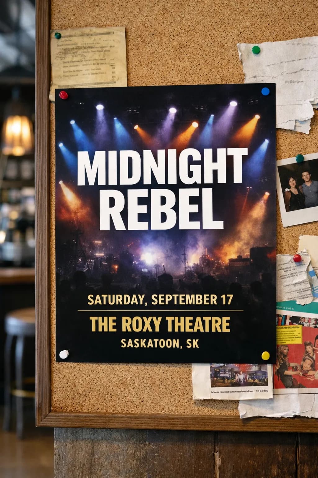 Concert and music event poster printed in Saskatoon — True Color Display Printing, Saskatoon SK