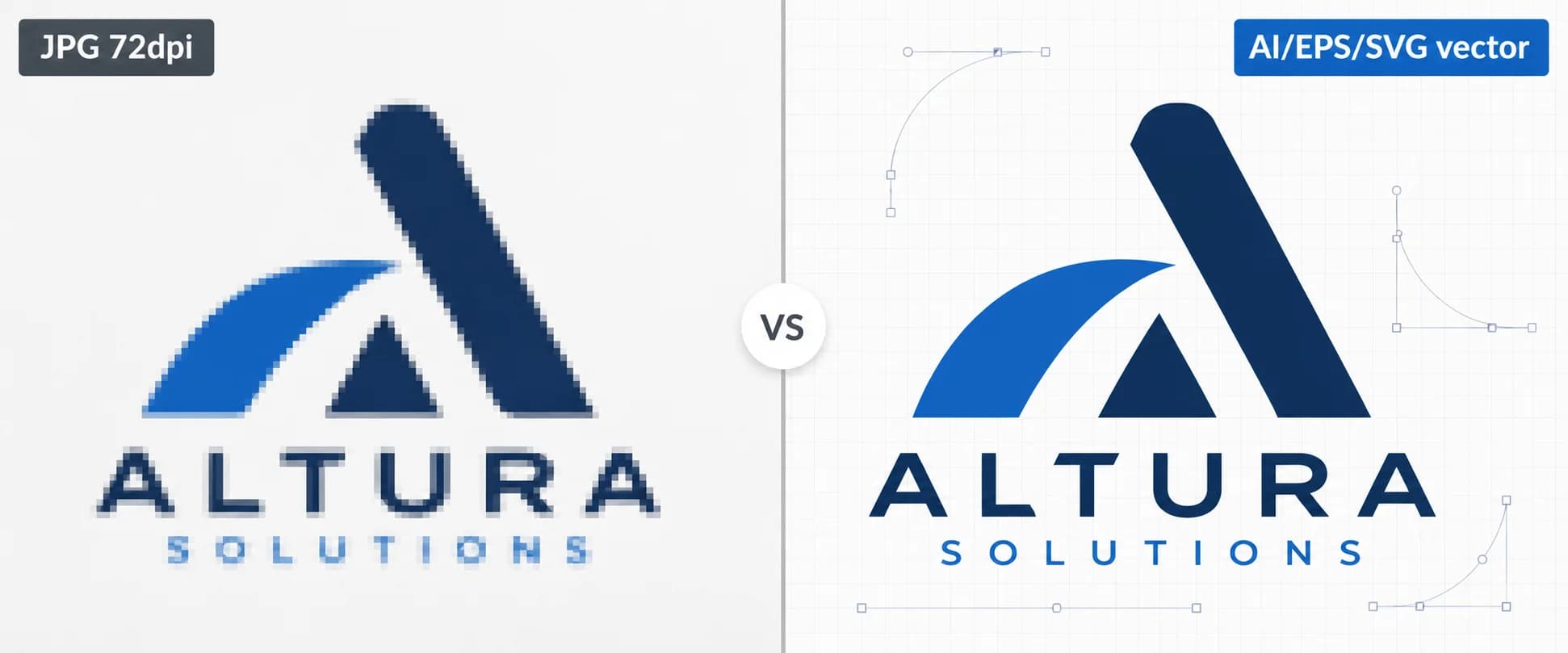 Logo vectorization service for Regina SK businesses by True Color Display Printing