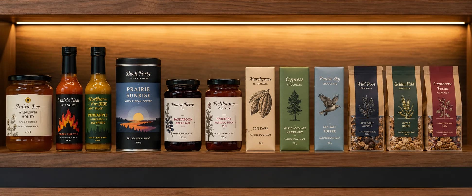 Custom product and food labels printed in Saskatoon by True Color
