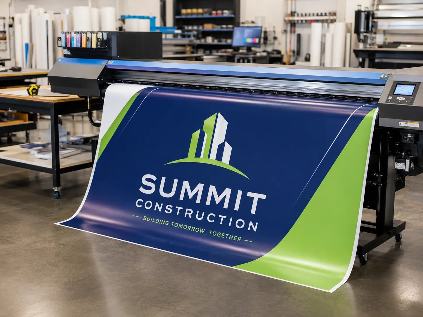 image upscale banner print