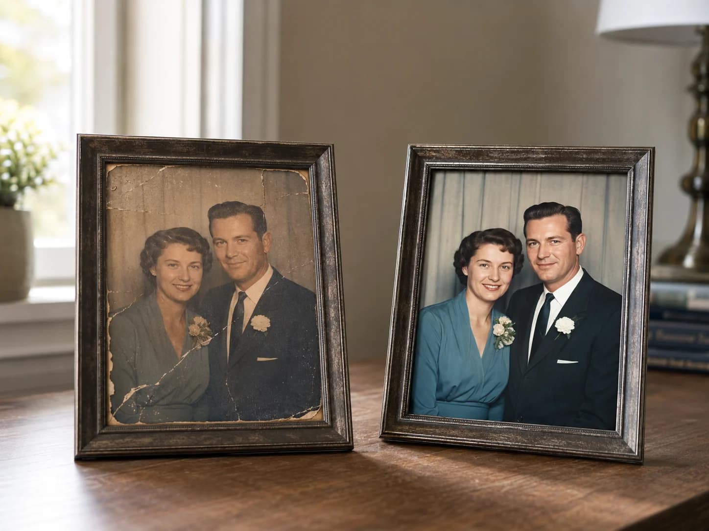 image upscale old photo restored