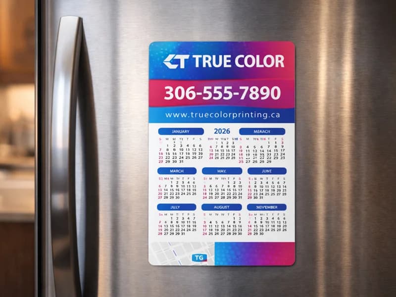 Magnet Calendars — True Color Display Printing Saskatoon