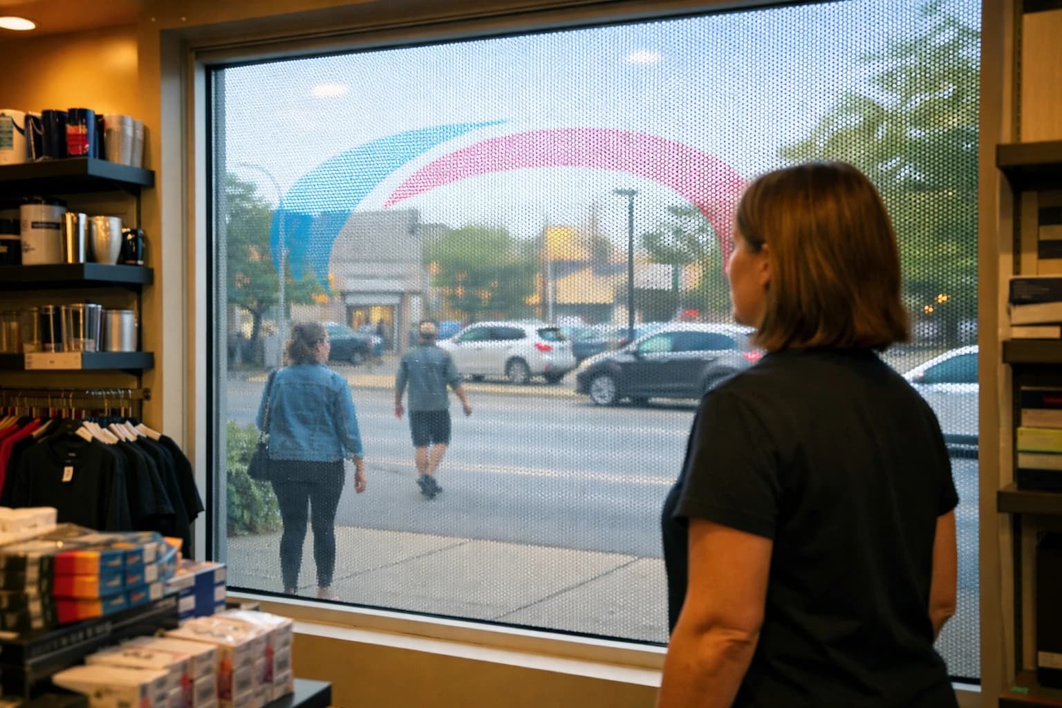 Perforated Window Vinyl photo 3