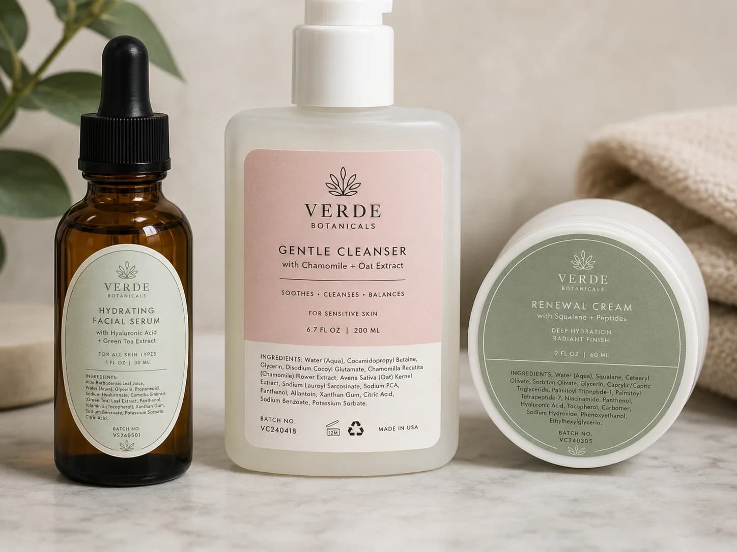 Cosmetic Labels printed in Saskatoon — True Color Display Printing