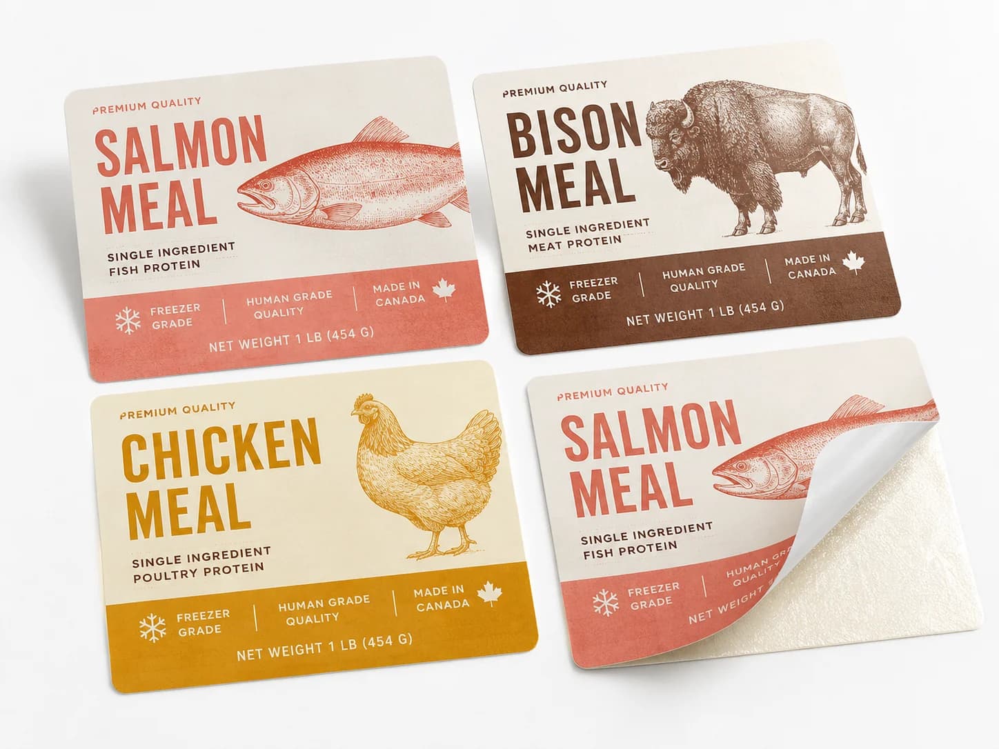 Freezer Labels printed in Saskatoon — True Color Display Printing