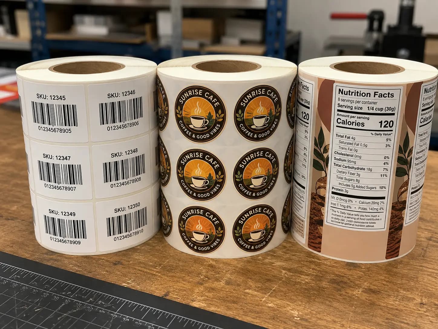 Roll Labels printed in Saskatoon — True Color Display Printing